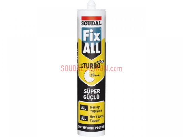 SOUDAL FIX ALL TURBO SMX POLİMER YAPIŞTIRICI 290ML BEYAZ
