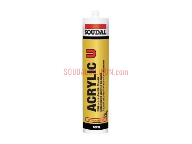 SOUDAL ACRYLIC U AKRİLİK MASTİK 450GR BEYAZ