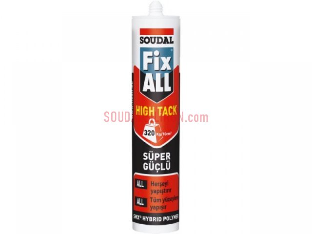 SOUDAL FIX ALL HIGH TACK SMX POLİMER YAPIŞTIRICI 290ML BEYAZ