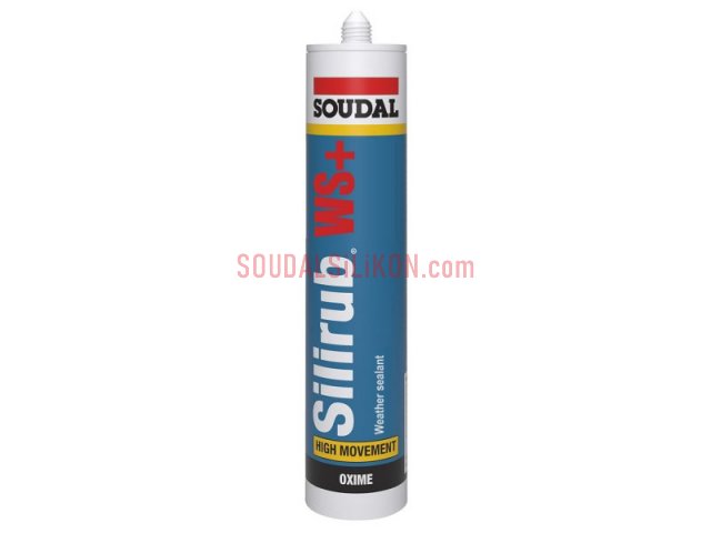 SOUDAL SILIRUB WS+ ULTRA ESNEK NÖTR DIŞ CEPHE SİLİKONU 300ML SİYAH